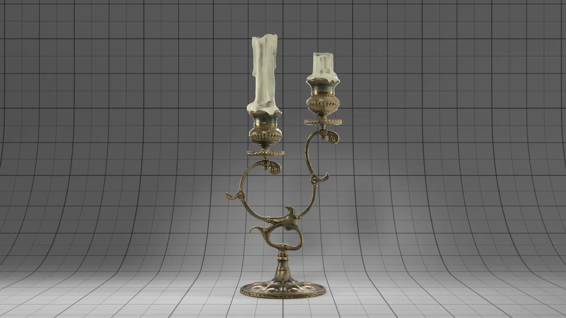Vintage Brass Candelabra