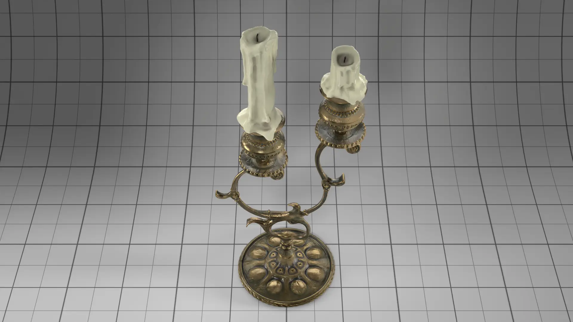 Vintage Brass Candelabra