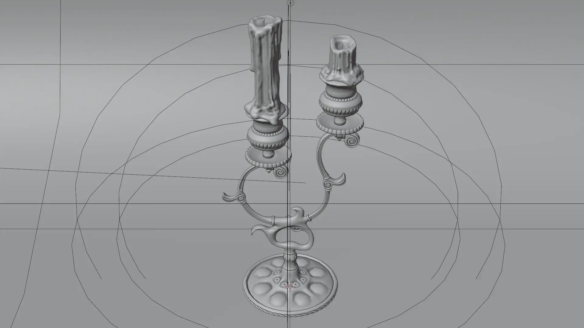 Vintage Brass Candelabra
