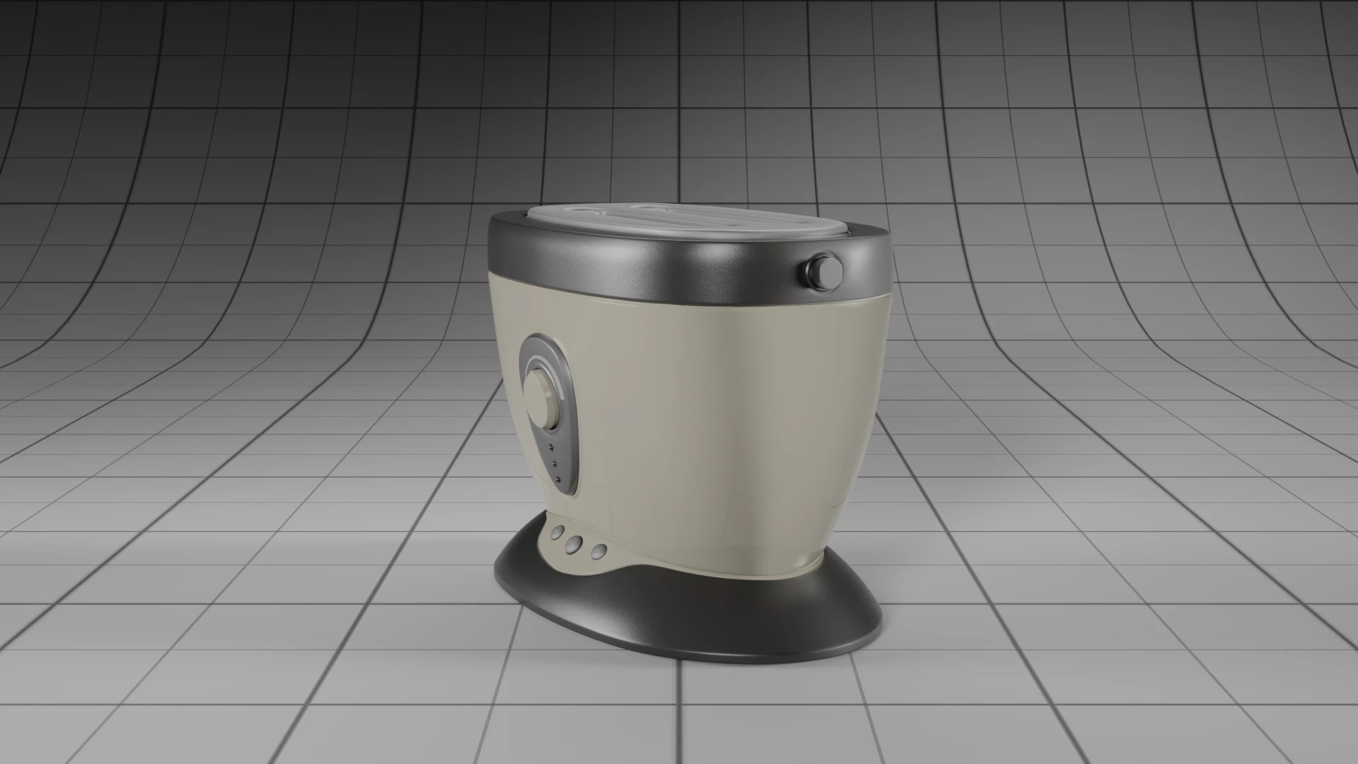 Retro Toaster 3D model