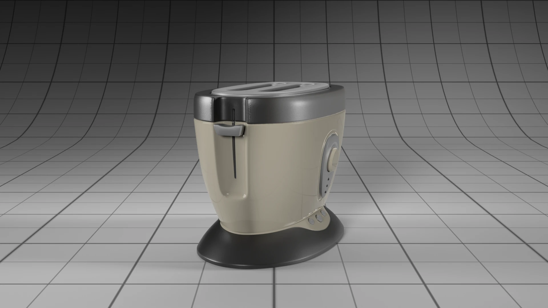 Retro Toaster 3D model